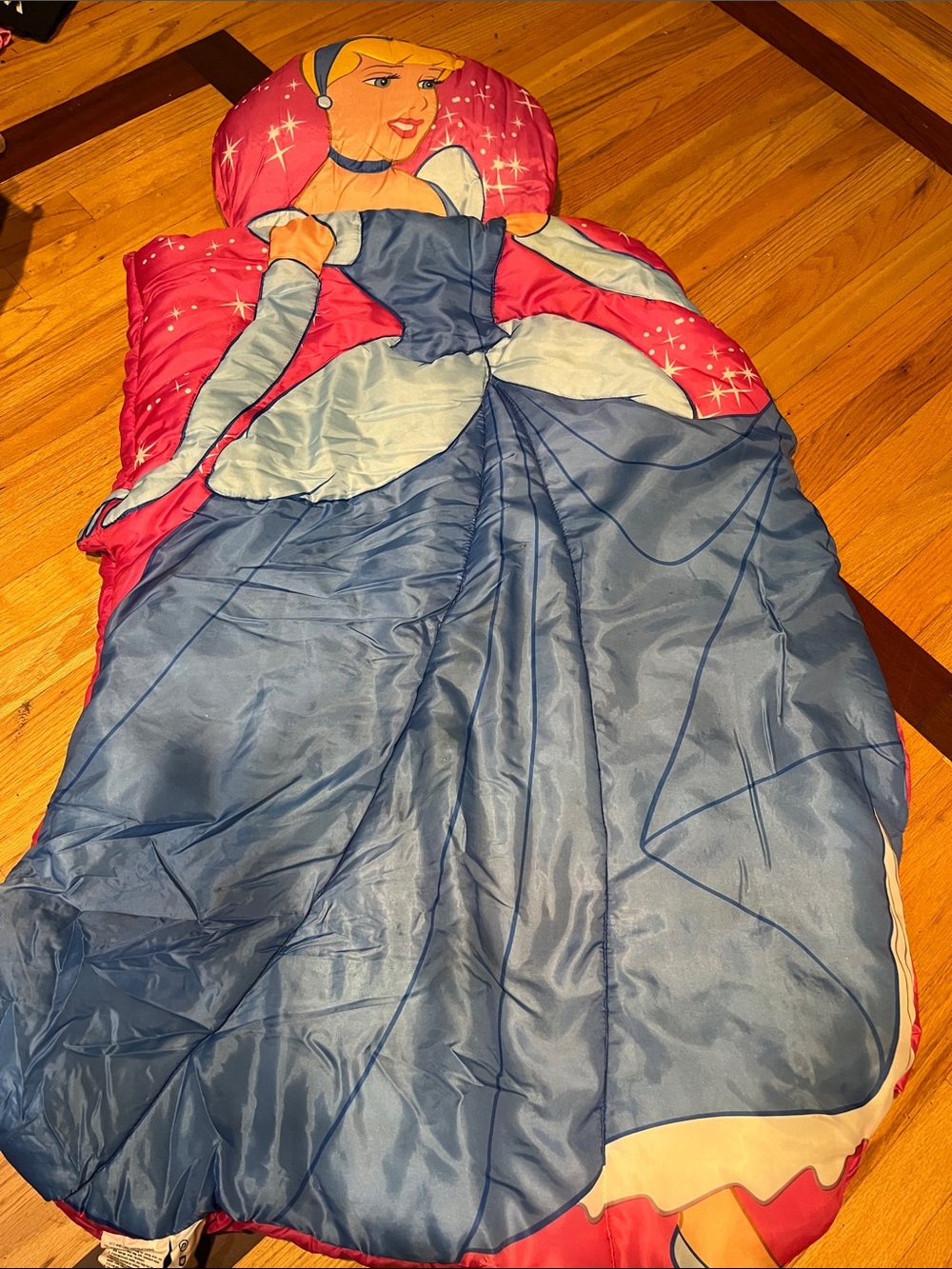 Disney Pink & Blue Princess Sleeping Bag